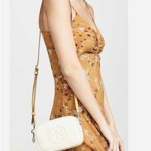 Tory Burch mini Perry Bombe crossbody in cream